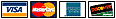 Visa, Master Card, Discover, American Express