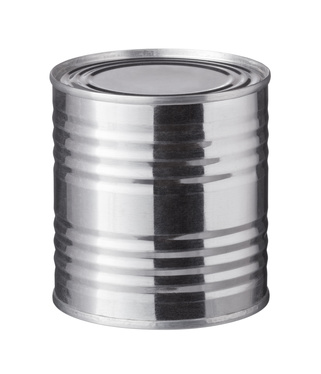 tin can on a white background